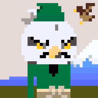 A Happy Nounish Year 2023 Narukami-Black eagle #698