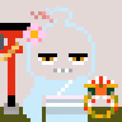 A Happy Nounish Year 2023 Mitama-Transparent(red) #197