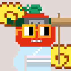 A Happy Nounish Year 2023 Mitama-Apple #707