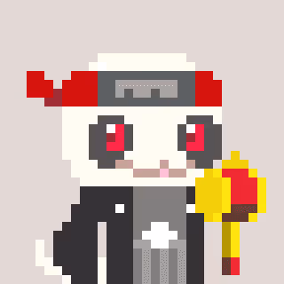 A Happy Nounish Year 2023 Orochi-Panda #1419