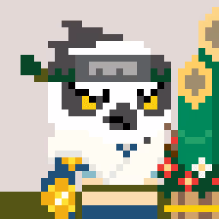 A Happy Nounish Year 2023 Narukami-Panda #10186