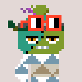 A Happy Nounish Year 2023 Mitama-Zombie #284