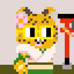 A Happy Nounish Year 2023 Leelee-Leopard #3335