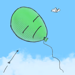Luftballon 610