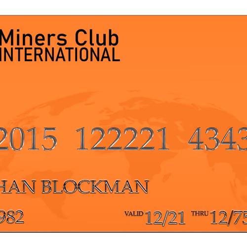 Miners’ Club Card #4343