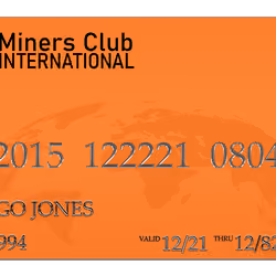 Miners’ Club Card #804
