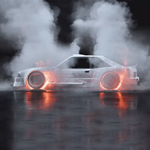 Ken Block's Hoonifox: Smoky Donuts & FIRE