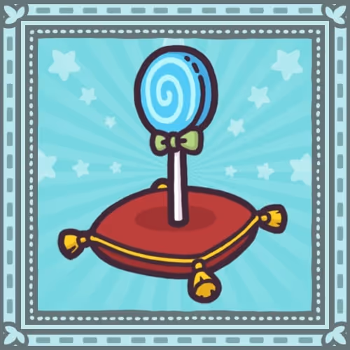 Blue Lollipop Statue