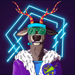 Retrowave deer #2473