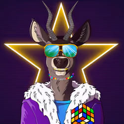 Retrowave deer #2304