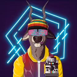 Retrowave deer #1461