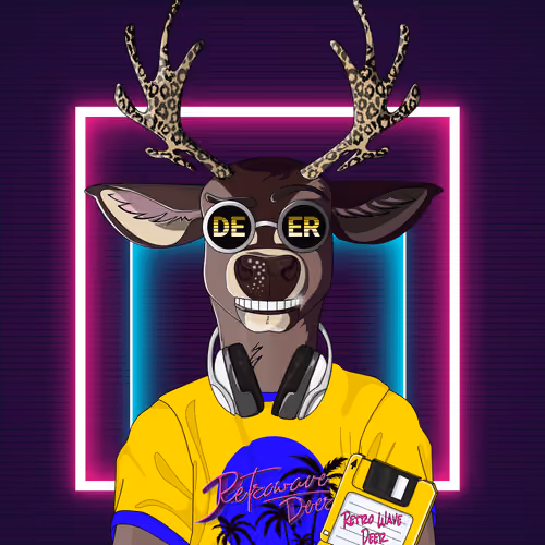 Retrowave deer #877