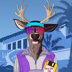 Retrowave deer #2792