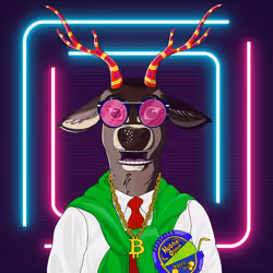 Retrowave deer #2302