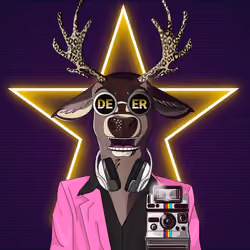 Retrowave deer #1007