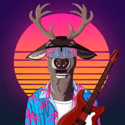 Retrowave deer #2671
