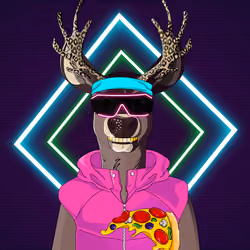 Retrowave deer #374