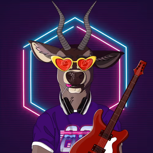 Retrowave deer #167