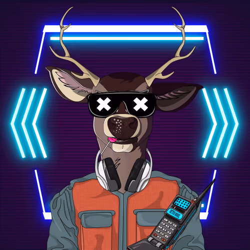 Retrowave deer #1746