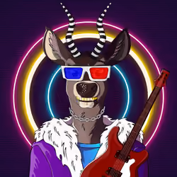 Retrowave deer #952