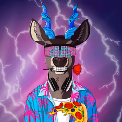 Retrowave deer #1080