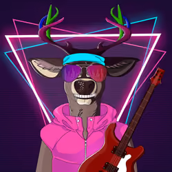 Retrowave deer #239