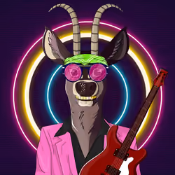 Retrowave deer #1645