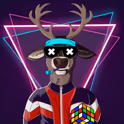 Retrowave deer #323