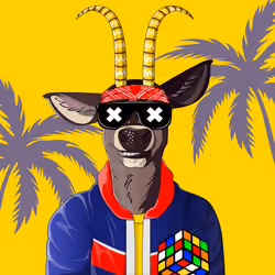 Retrowave deer #1299