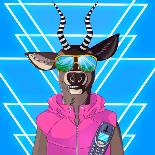 Retrowave deer #57