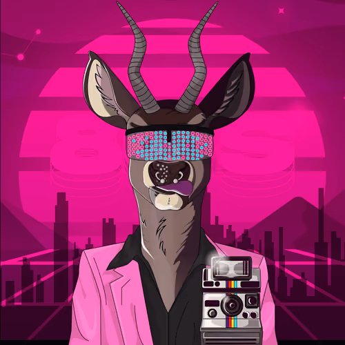 Retrowave deer #475