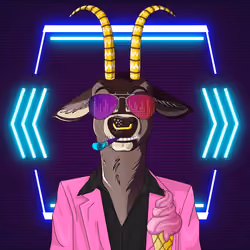 Retrowave deer #2029