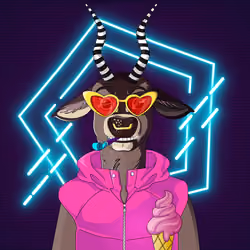 Retrowave deer #2537