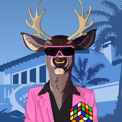 Retrowave deer #2315
