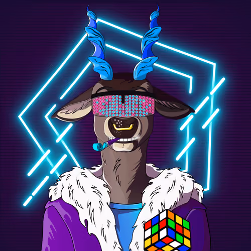 Retrowave deer #1701