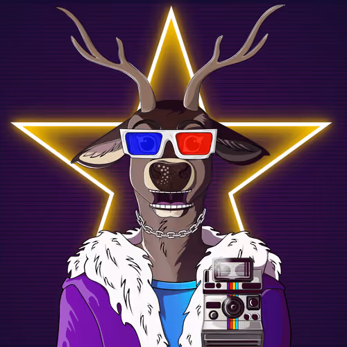 Retrowave deer #558