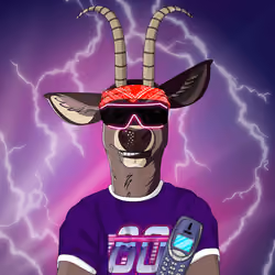 Retrowave deer #133