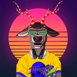 Retrowave deer #893