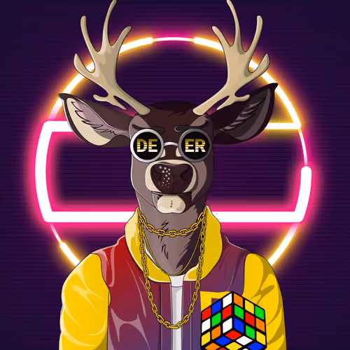 Retrowave deer #466
