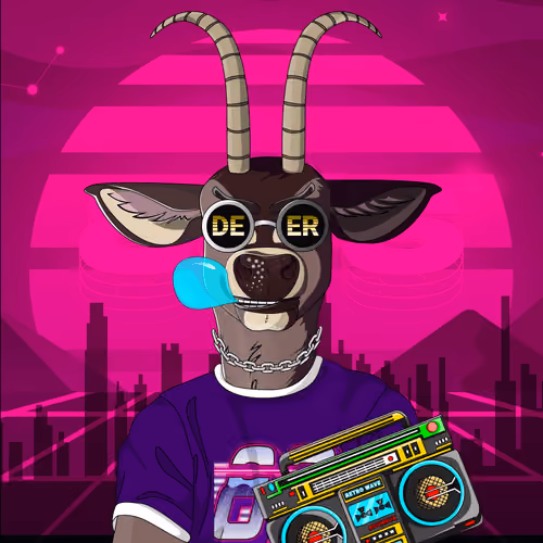 Retrowave deer #818