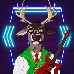 Retrowave deer #1815