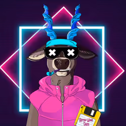 Retrowave deer #358