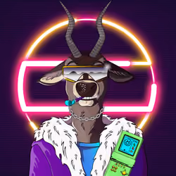 Retrowave deer #2474
