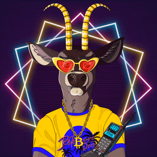 Retrowave deer #2418