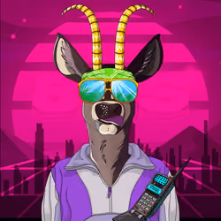 Retrowave deer #1572