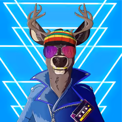 Retrowave deer #2103