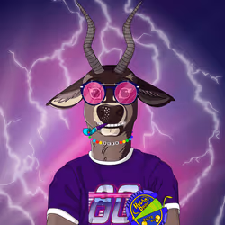 Retrowave deer #1210
