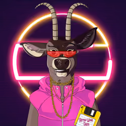 Retrowave deer #1279
