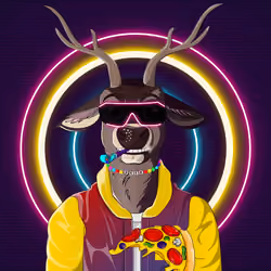 Retrowave deer #405