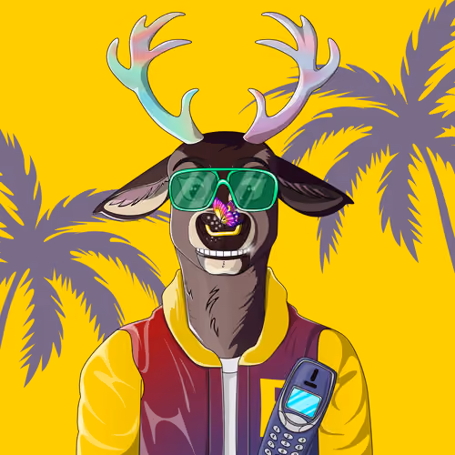 Retrowave deer #617